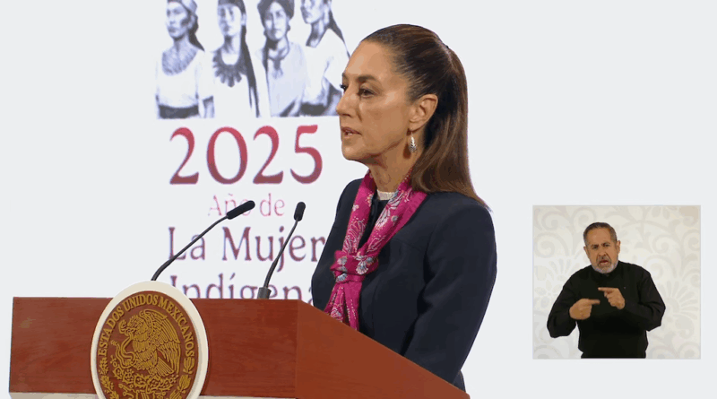 Live: Claudia Sheinbaum, la mañanera del pueblo.