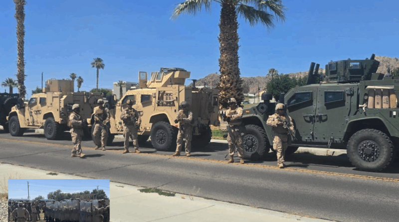 Trump envía Marines a Los Angeles. (Comando Norte).