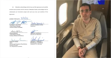 Confesiones de Ovidio Guzmán al declararse culpable de narcotráfico. 📸 DoJ/The Border Reports