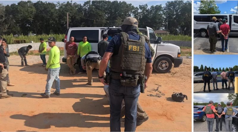 Crean Fuerza de Tareas Gulf of America y la usan contra inmigrantes.📸 FBI, HSTF-The Border Reports