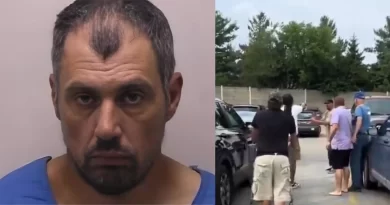 Hombre apuñala a 11 personas en ataque en un Walmart de Michigan.📸 GTSD, X-The Border Reports