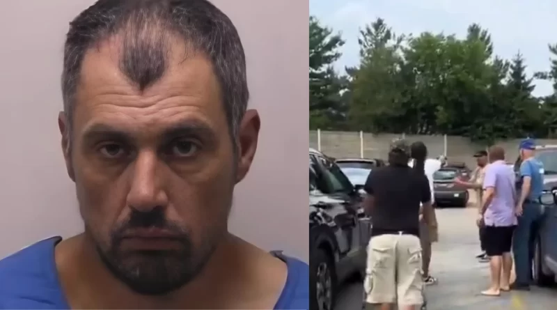 Hombre apuñala a 11 personas en ataque en un Walmart de Michigan.📸 GTSD, X-The Border Reports
