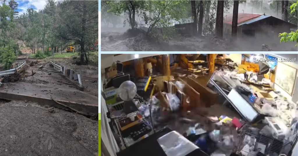 Inundaciones en Nuevo México dejan 3 muertos.📸 X-The Border Reports