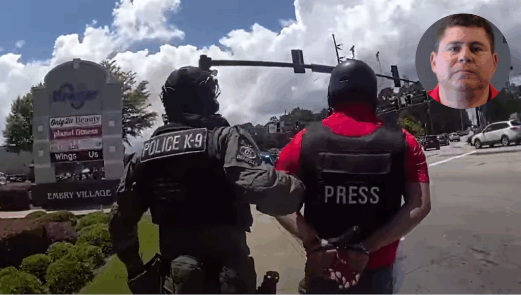 Juez libera bajo fianza a Mario Guevara tras detención por ICE en Atlanta. 📸 Body Cam