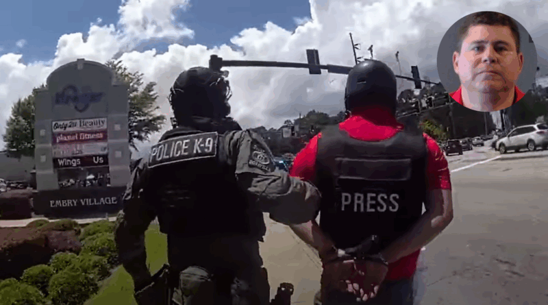Juez libera bajo fianza a Mario Guevara tras detención por ICE en Atlanta. 📸 Body Cam
