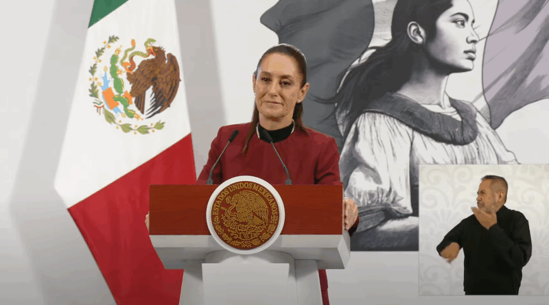 Live de Claudia Sheinbaum, en la Mañanera del Pueblo-The Border Reports.
