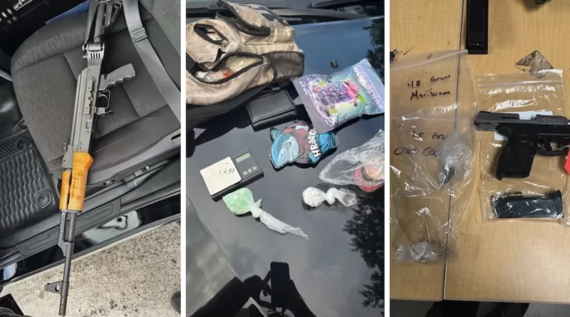 Operación policial en Atlanta deja 16 arrestos y armas incautadas.📸 APD/The Border Reports