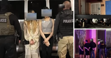 Redada migratoria en club clandestino de El Monte, California. 📸 HSI-The Border Reports