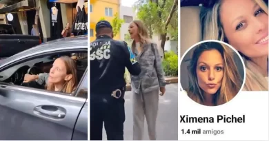 Sheinbaum califica de Deplorable insultos de Lady Racista a policía de la CDMX. 📸 Redes-The Border Reports
