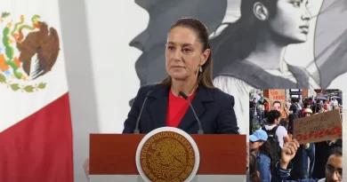 Sheinbaum condena protesta contra gentrificación en la CDMX.-The Border Reports