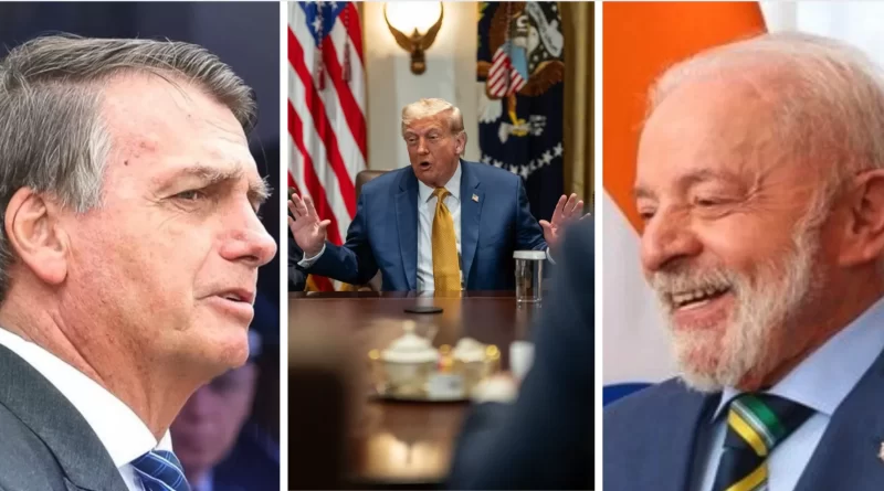 Trump fija 50% de aranceles a Brasil por “persecución” a Bolsonaro.📸 WH-The Border Reports