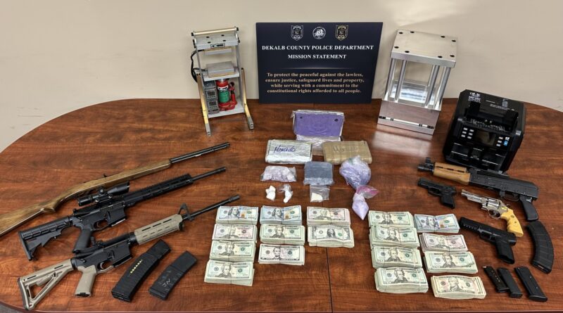 Decomiso de fentanilo en Atlanta, Georgia, en el Condado de DeKalb. (DKPD).-The Border Reports