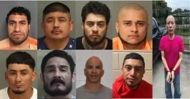 Arrestos migratorios de ICE Atlanta, ERO reporta nueve detenciones de criminales en agosto. 📸 ICE- The Border Reports