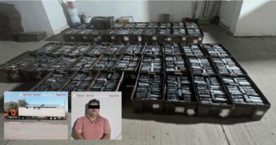 Decomiso de tráiler con cocaína en Sonora, en operativo de Guardia Nacional, Sedena y FGR. Sedena-The Border reports