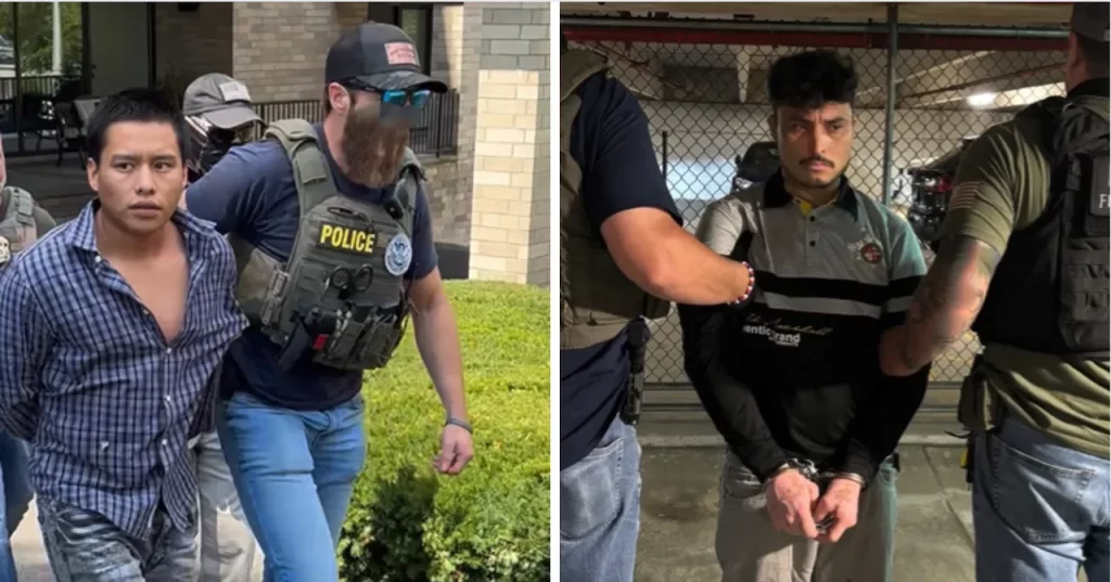 Connecticut deja de ser santuario para migrantes, van cuatro días de redadas de ICE y 65 detenidos. 📸 ICE-The Border Reports