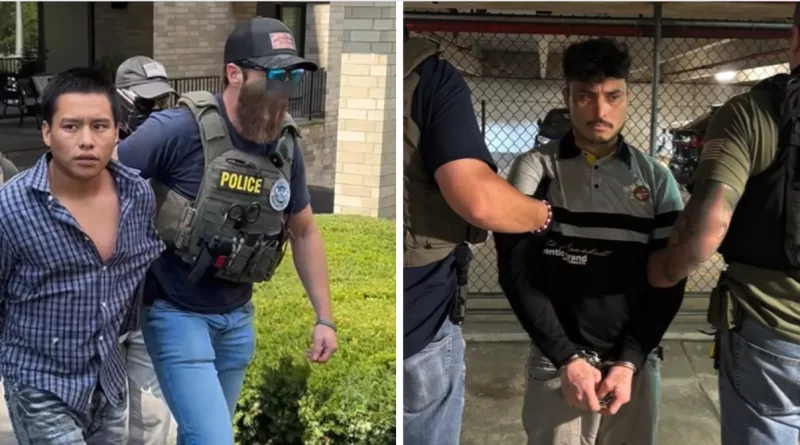 Connecticut deja de ser santuario para migrantes, van cuatro días de redadas de ICE y 65 detenidos. 📸 ICE-The Border Reports