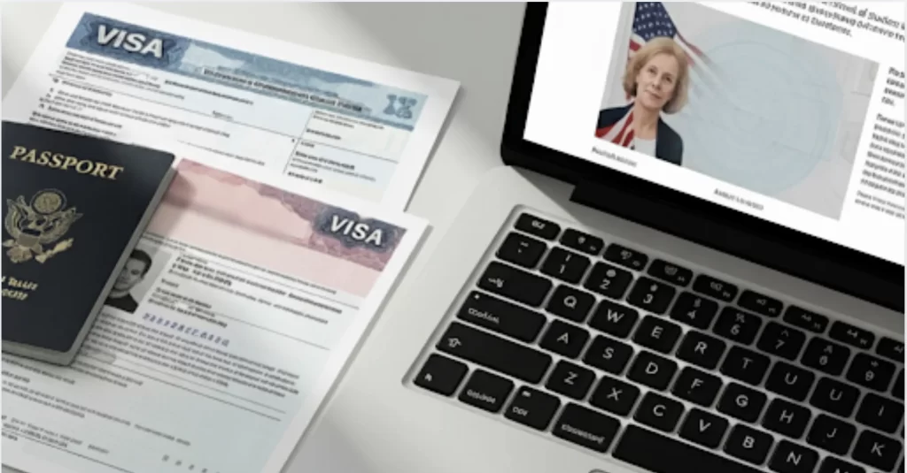 DHS reduce estadía de estudiantes extranjeros y periodistas con nueva regla de la Administración Trump. 📸 ai ilustrativa-The Border Reports