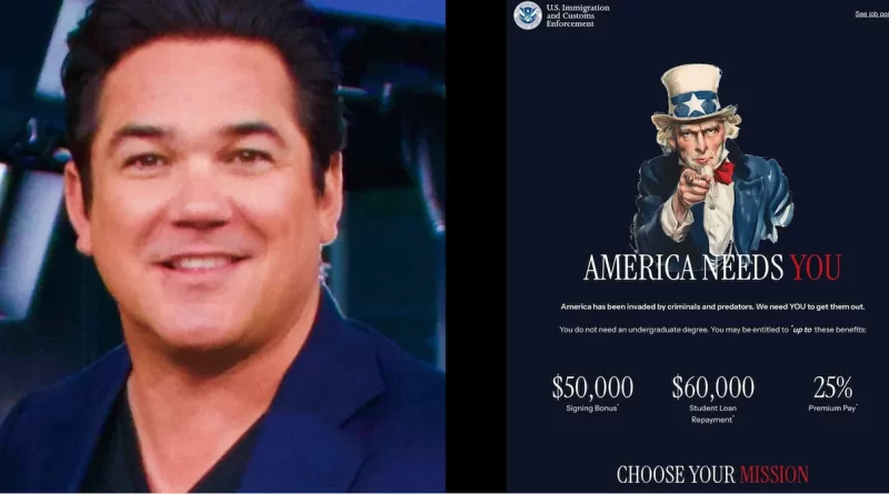 De Superman al ICE, Dean Cain se une como agente migratorio pro-Trump.📸 Wiki-ICE-The Border Reports