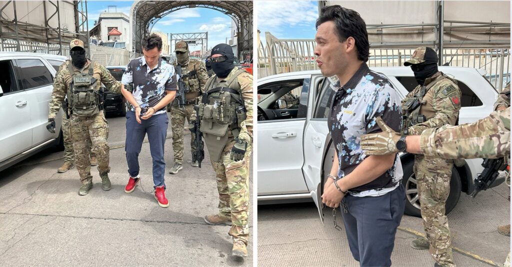 Deportan a Julio César Chávez Jr por Nogales. 📸 ICE- The Border Reports