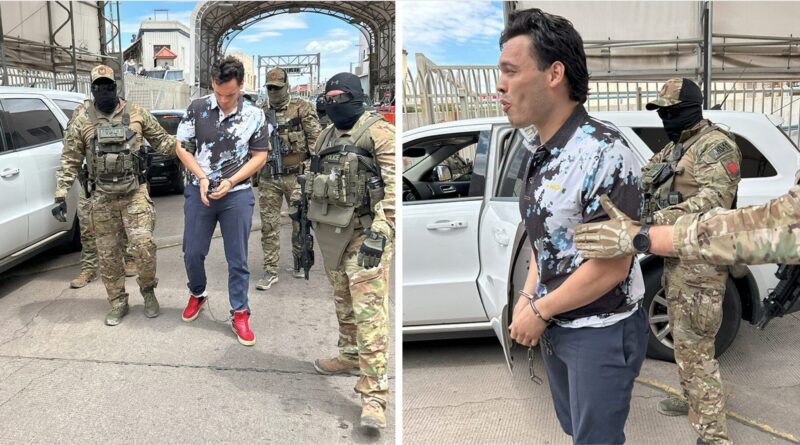 Deportan a Julio César Chávez Jr por Nogales. 📸 ICE- The Border Reports