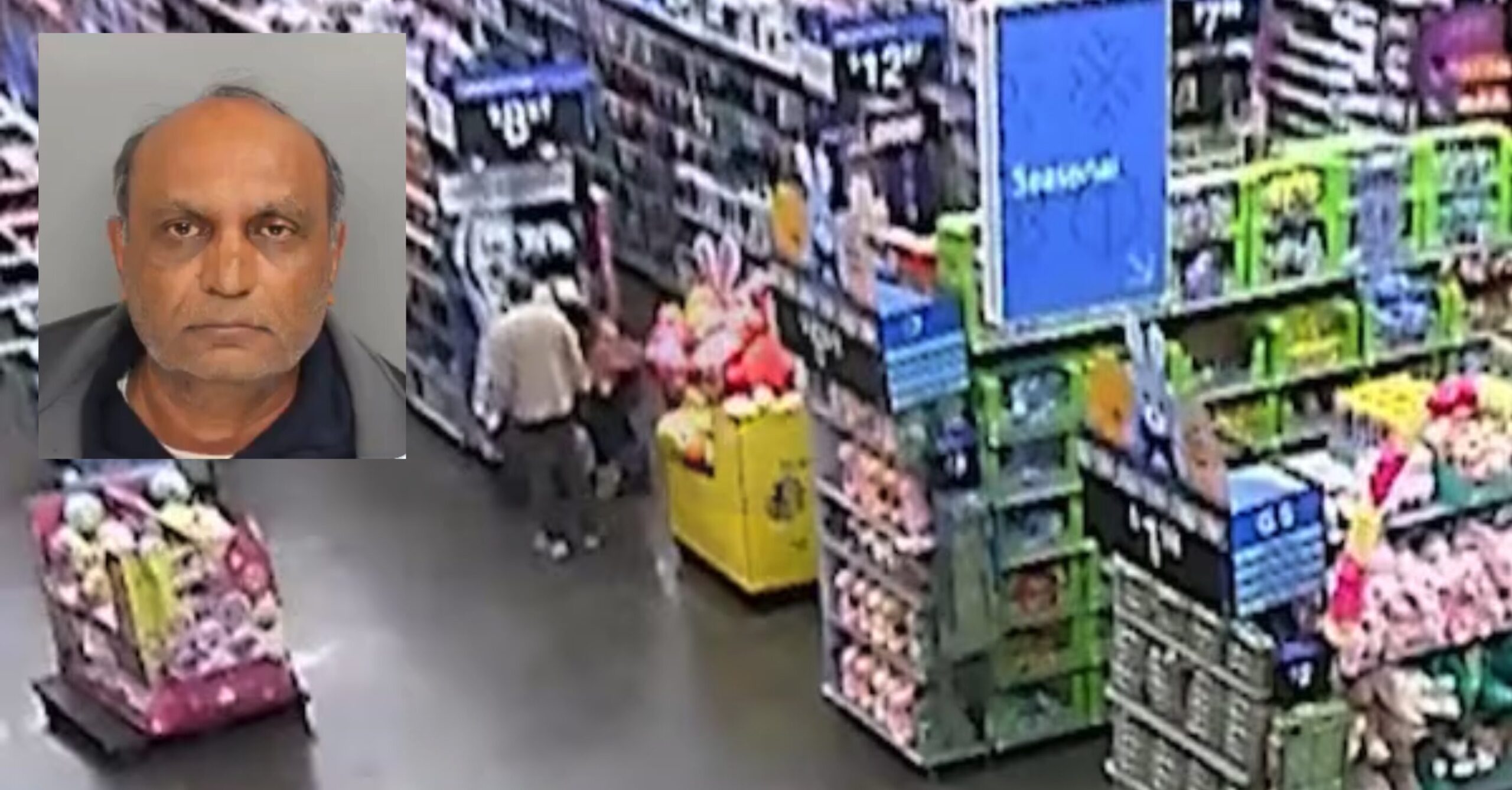 Desestiman cargos contra Mahendra Patel por intento de secuestro en Walmart de Acworth, Georgia. 📸 Redes,County-The Border Reports