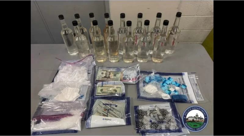 Desmantelan narco-laboratorio de drogas en Roswell, Georgia, caen hispanos. 📸 RPD-The Border Reports