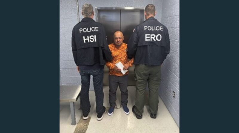 Detienen a Silvestre Herrera Vásquez, mexicano acusado de violación en Filadelfia. 📸 ICE-The Border Reports