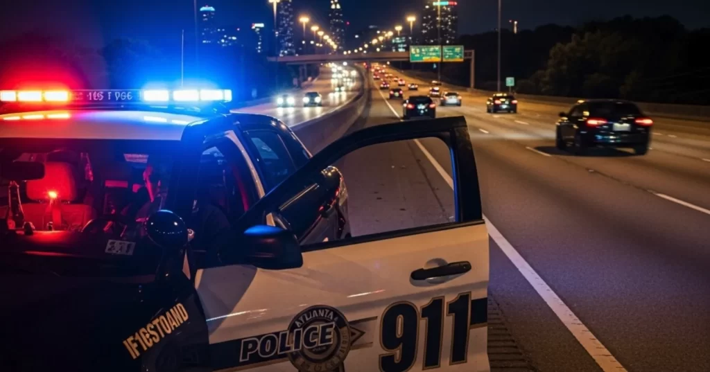 Dos menores de 8 y 13 años heridos de bala en tiroteo por furia vial en Atlanta, arrestan al sospechoso. 📸 Ilkustrativa Gemini-The Border Reports