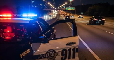 Dos menores de 8 y 13 años heridos de bala en tiroteo por furia vial en Atlanta, arrestan al sospechoso. 📸 Ilkustrativa Gemini-The Border Reports