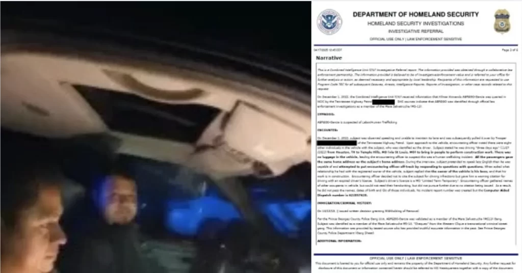 ICE arresta a Kilmar Abrego García en Maryland por vínculos con MS-13. 📸 The Border Reports