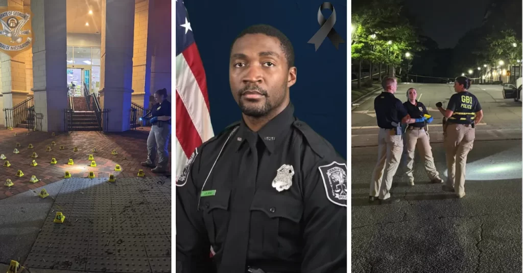 Identifican como Patrick Joseph White, de Kennesaw, al atacante que mata al Policía de DeKalb ,David Rose y paraliza el CDC. 📸 GBI,DKPD-The Border Reports