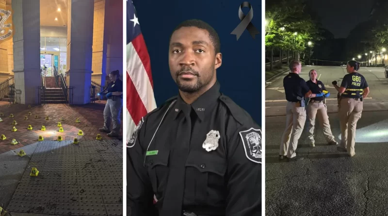 Identifican como Patrick Joseph White, de Kennesaw, al atacante que mata al Policía de DeKalb ,David Rose y paraliza el CDC. 📸 GBI,DKPD-The Border Reports