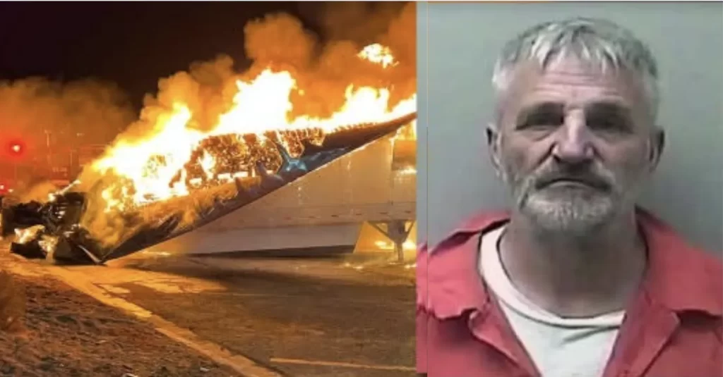 Viorel Pricop, es el trailero es hallado culpable de incendio de tráilers a la empresa Swift . 📸 ATF-The Border Reports