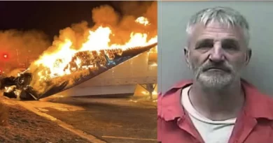 Viorel Pricop, es el trailero es hallado culpable de incendio de tráilers a la empresa Swift . 📸 ATF-The Border Reports