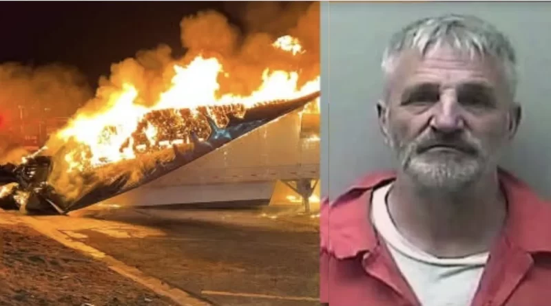 Viorel Pricop, es el trailero es hallado culpable de incendio de tráilers a la empresa Swift . 📸 ATF-The Border Reports