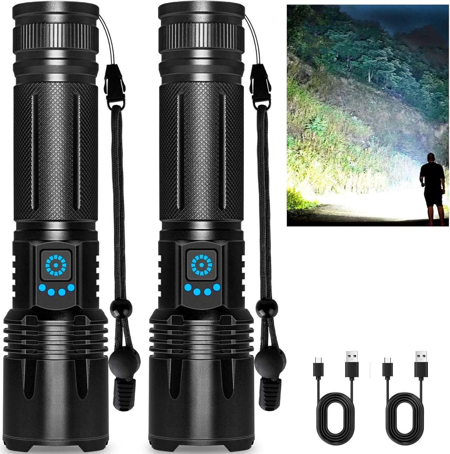 Rechargeable Flashlights High Lumens