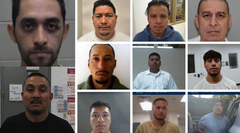 ICE realiza detenciones migratorias recientes en Atlanta, SanDiego, Houston y otras ciudades. 📸 ICE-The Border Reports