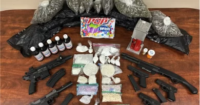 Decomiso de drogas en Operativo en el Condado de DeKalb, logran histórico aseguramiento. 📸 DKCP-The Border Reports