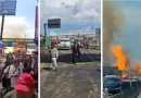 Explosión de Pipa de Gas en Puente de la Concordia en la CDMX deja Seis Muertos y 90 Heridos.📸 Redes-The Border Reports