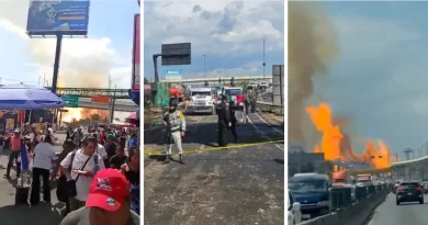 Explosión de Pipa de Gas en Puente de la Concordia en la CDMX deja Seis Muertos y 90 Heridos.📸 Redes-The Border Reports