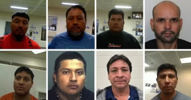 Operativo masivo de ICE deja 400 arrestos migratorios en Florida. 📸 DHS-The Border Reports