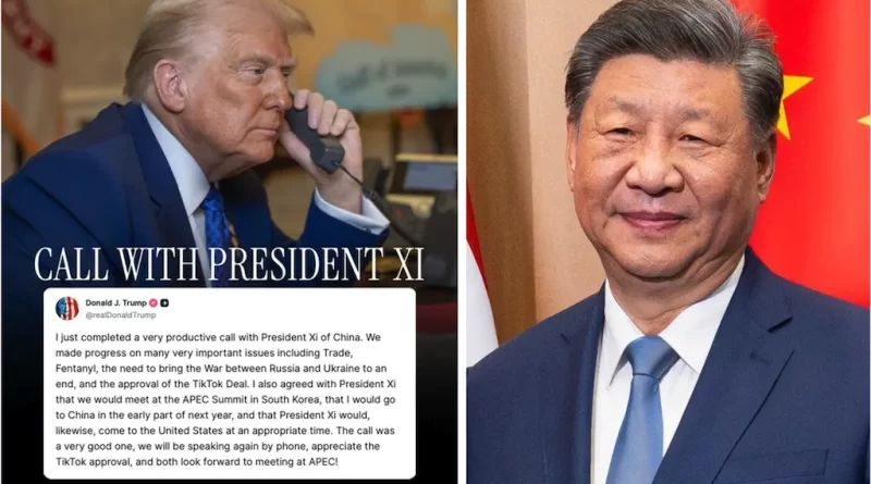 TikTok se queda en EU, Trump anuncia acuerdo con ByteDance tras llamada con el Presidente de China Xi Jinping. 📸 WH, WC-The Border Reports