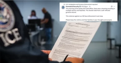 Tiroteo en ICE Dallas, un muerto y dos heridos en ataque armado por francotirador suicida. 📸 ICE-The Border Reports