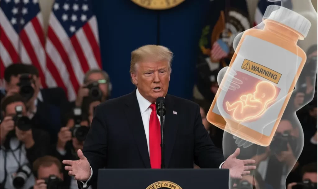 Trump vincularía acetaminofén o Tylenol con riesgo de autismo en el embarazo y la leucovorina como posible opción, hoy los detalles. 📸 ai-The Border Reports