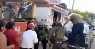 CJNG reparte despensas en Veracruz tras inundaciones, viralizan supuesto video. 📸 Redes- The Border Reports