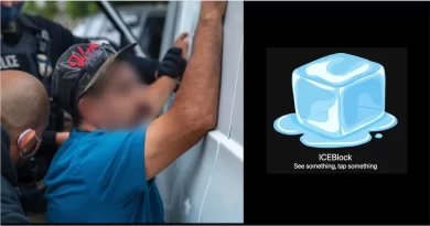 Apple Retira App ICEBlock tras presiones del DOJ por riesgos a los agentes ICE; la aplicación alertaba migrantes de redadas. 📸 ICE-The Border Reports