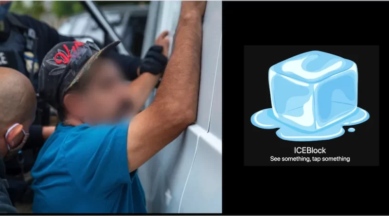 Apple Retira App ICEBlock tras presiones del DOJ por riesgos a los agentes ICE; la aplicación alertaba migrantes de redadas. 📸 ICE-The Border Reports