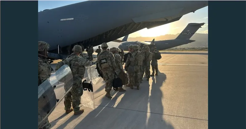 Texas despliega 400 soldados de la Guardia Nacional para apoyar operaciones de ICE en Chicago, ¡ya llegaron! Photo-GregAbbot Post on X-The Border Reports
