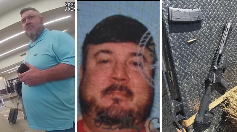 Detienen a hombre armado en aeropuerto de Atlanta tras amenaza de tiroteo. 📸 APD- The Border Reports