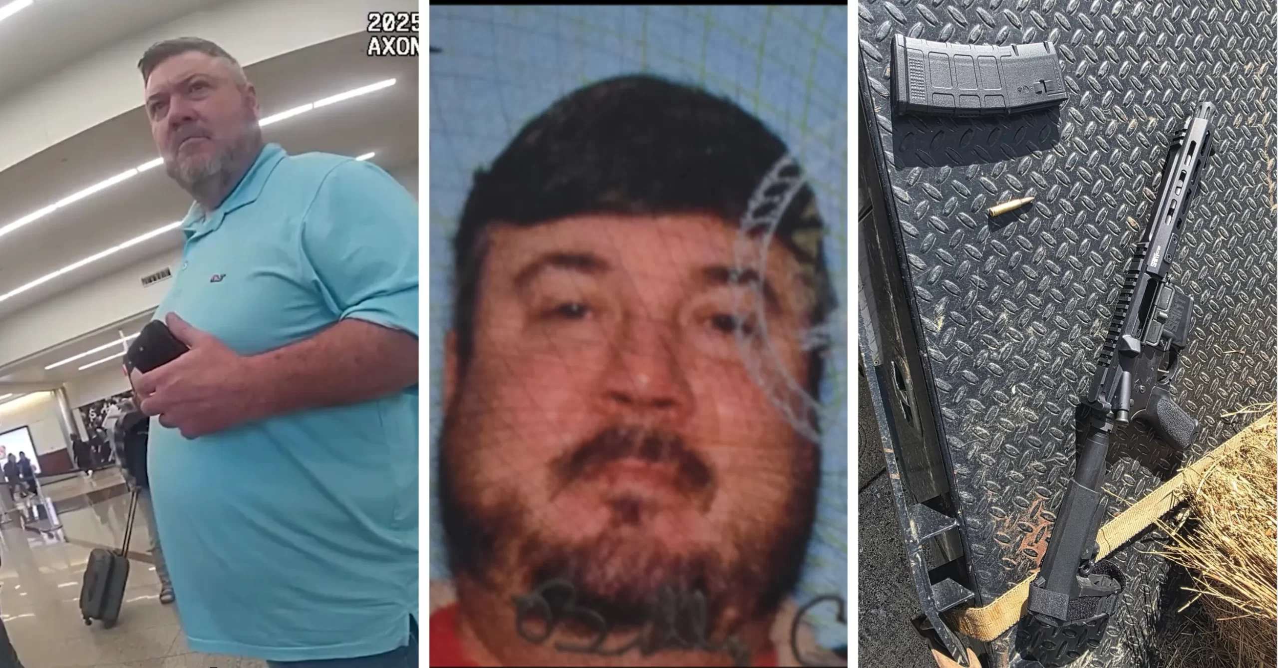 Detienen a hombre armado en aeropuerto de Atlanta tras amenaza de tiroteo. 📸 APD- The Border Reports